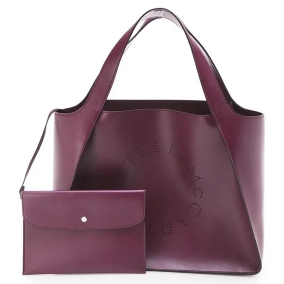 Stella McCartney designer tote in amethyst - Picture 1 of 10